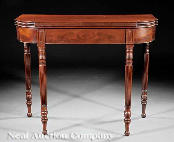 Southern Late Federal Mahogany Games Table