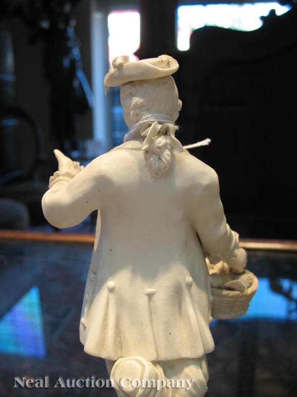 Pair of Continental Bisque Figures - 4