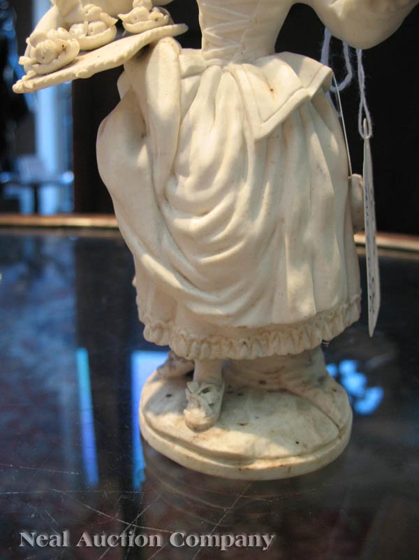Pair of Continental Bisque Figures - 7