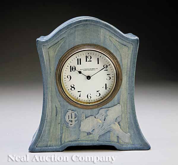 Newcomb College Art Pottery Mantel Clock