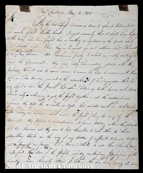 Autograph Letter Signed from Cpt Edward Turner
