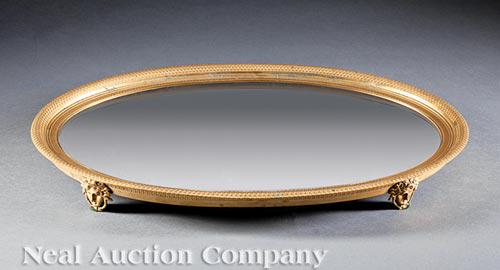 Restauration Gilt Bronze Mirrored Plateau (1 of 1)