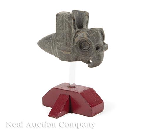 Pre-Columbian Carved Stone Ceremonial Mace Head (1 of 9)