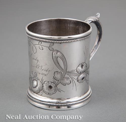 Alanson Knapp Coin Silver Christening Cup (1 of 1)