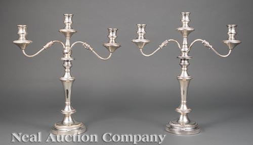 Goldfeder Silver Co. Silverplate Caelabra (1 of 2)