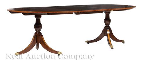 Georgian-Style Satinwood-Banded Mahogany (1 of 2)