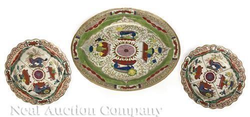 Dr. Wall (1st Period) Worcester Porcelain Plates (1 of 9)