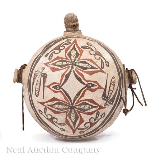 Zuni Pueblo Pottery Canteen (1 of 4)