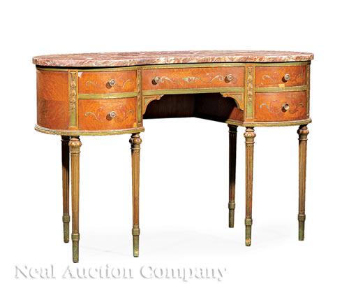 Polychromed and Parcel Gilt Dressing Table (1 of 2)