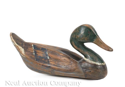 Louisiana Carved Wood Decoy (1 of 2)