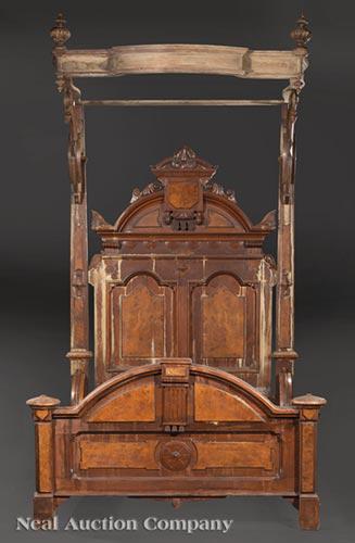 American Neo-Grec Carved and Burled (1 of 8)