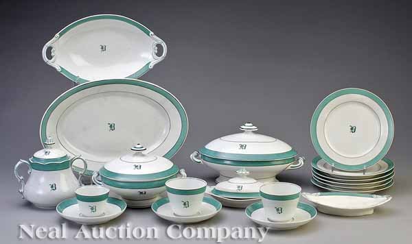 French Limoges Porcelain Dinner Service