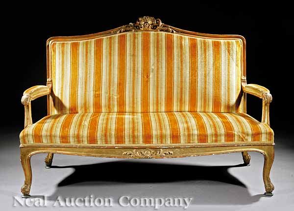 Louis XV-Style Carved Giltwood Salon Suite - 3