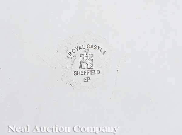 Twelve English Silverplate Service Plates - 2