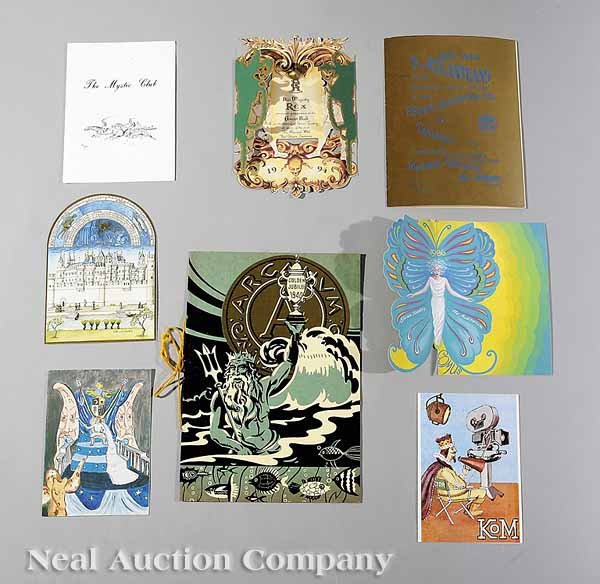 [Mardi Gras New Orleans Carnival ephemera