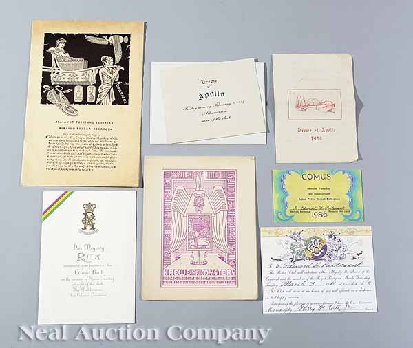 [Mardi Gras]New Orleans Carnival ephemera