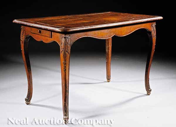 Provincial Carved Fruitwood Table