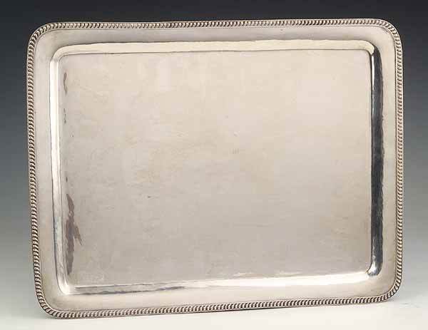 Mexican Sterling Silver Serving Tray