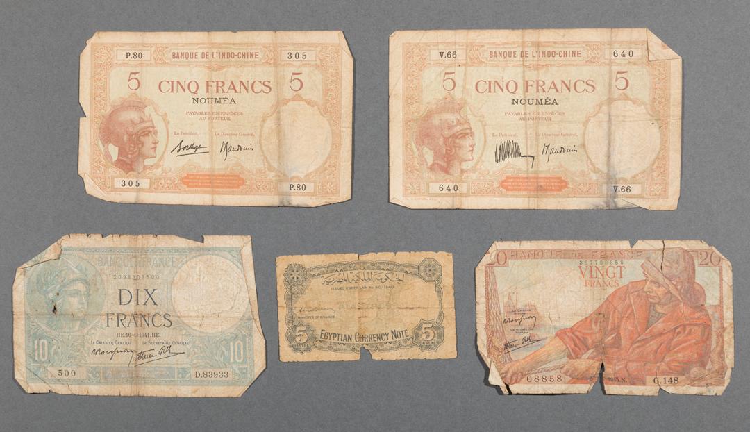 Group of Sixty-Seven Antique Coins and Currency: Group of Sixty-Seven Antique Coins and Currency , incl.; European, South American, and Asian Provenance: Property deaccessioned from the Louisiana State Museum, proceeds to be used for new acquisition