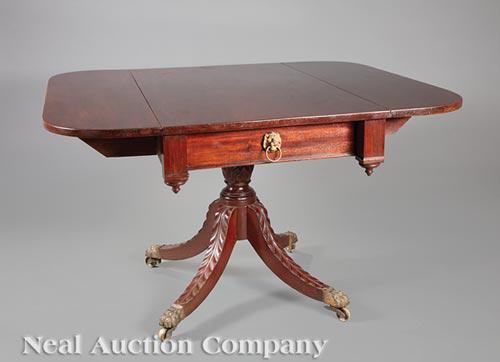 American Classical Mahogany Breakfast Table (1 of 2)