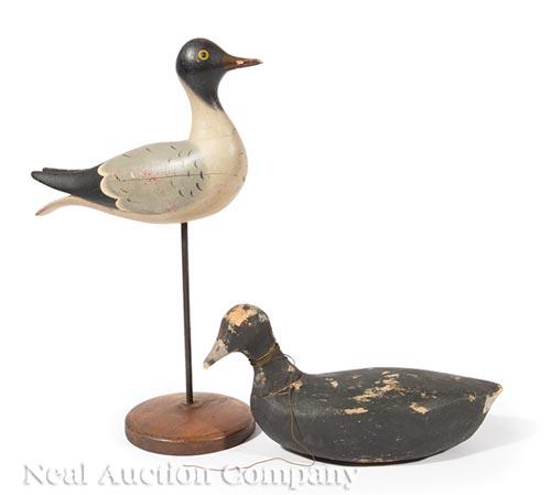 Two Louisiana Carved Wood Decoys (1 of 2)