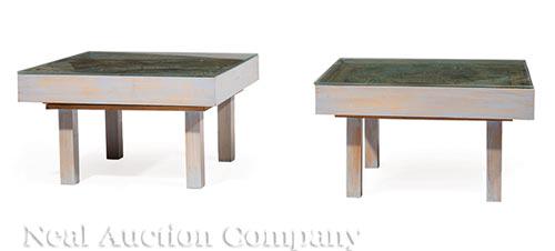 Indian Window Grates Mounted in Side Tables (1 of 2)