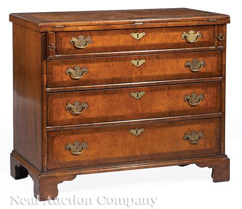Antique Georgian Inlaid Walnut Bachelor's Chest (1 of 3)
