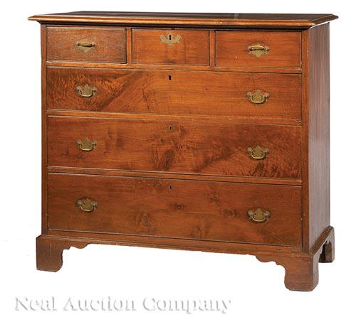 American Walnut Chest of Drawers (1 of 2)
