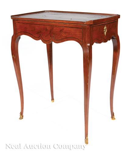Louis XV-Style Fruitwood Side Table (1 of 1)