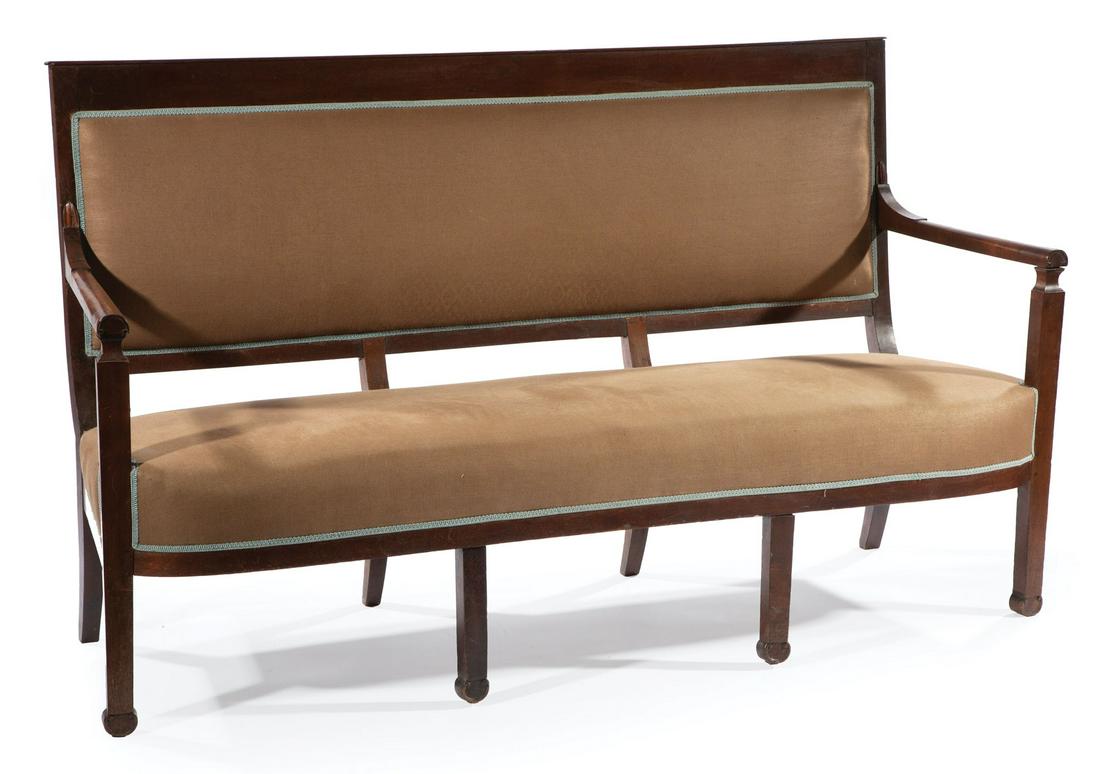 Directoire Mahogany Settee (1 of 2)