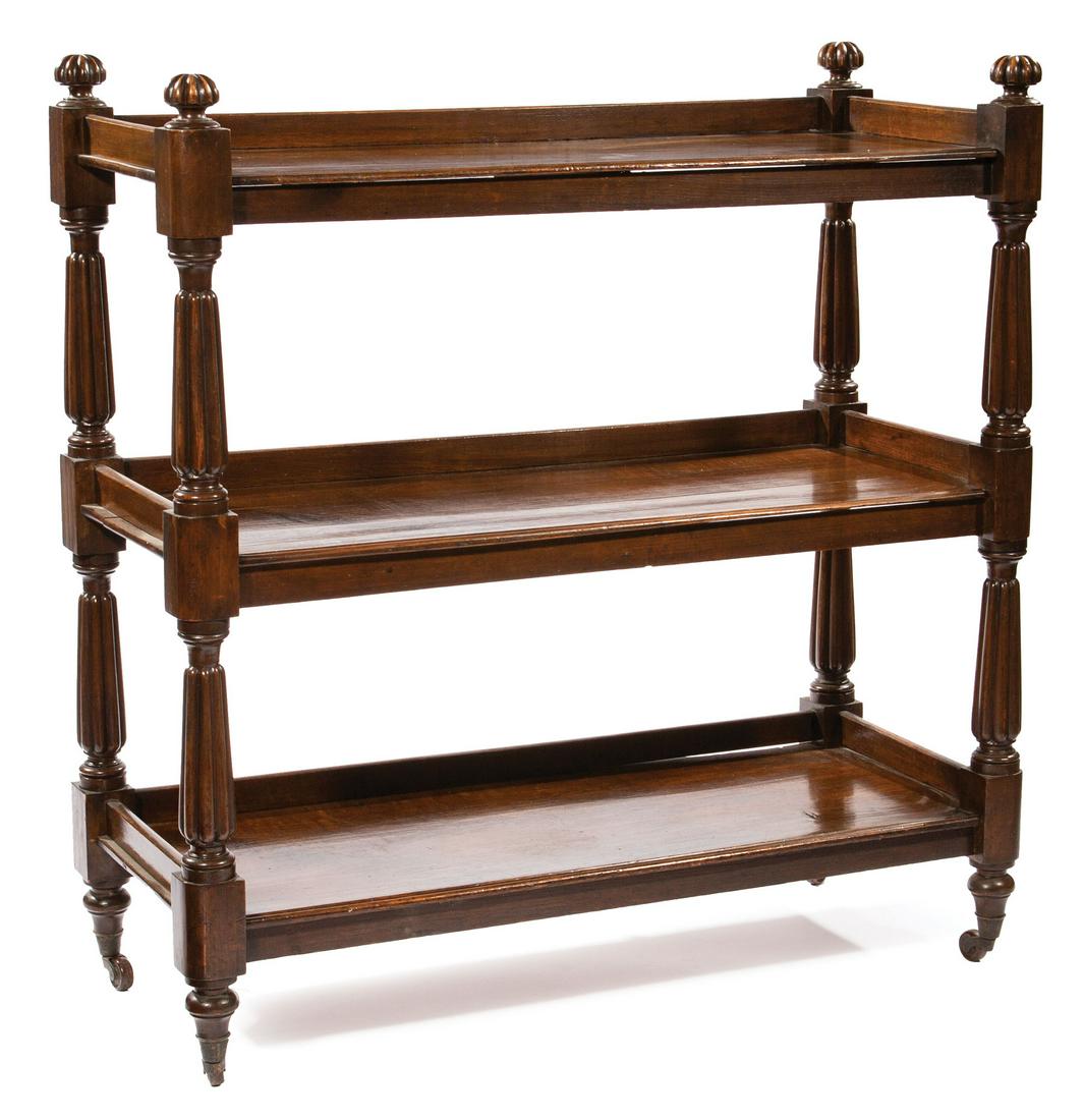 Antique William IV Oak Trolley (1 of 5)