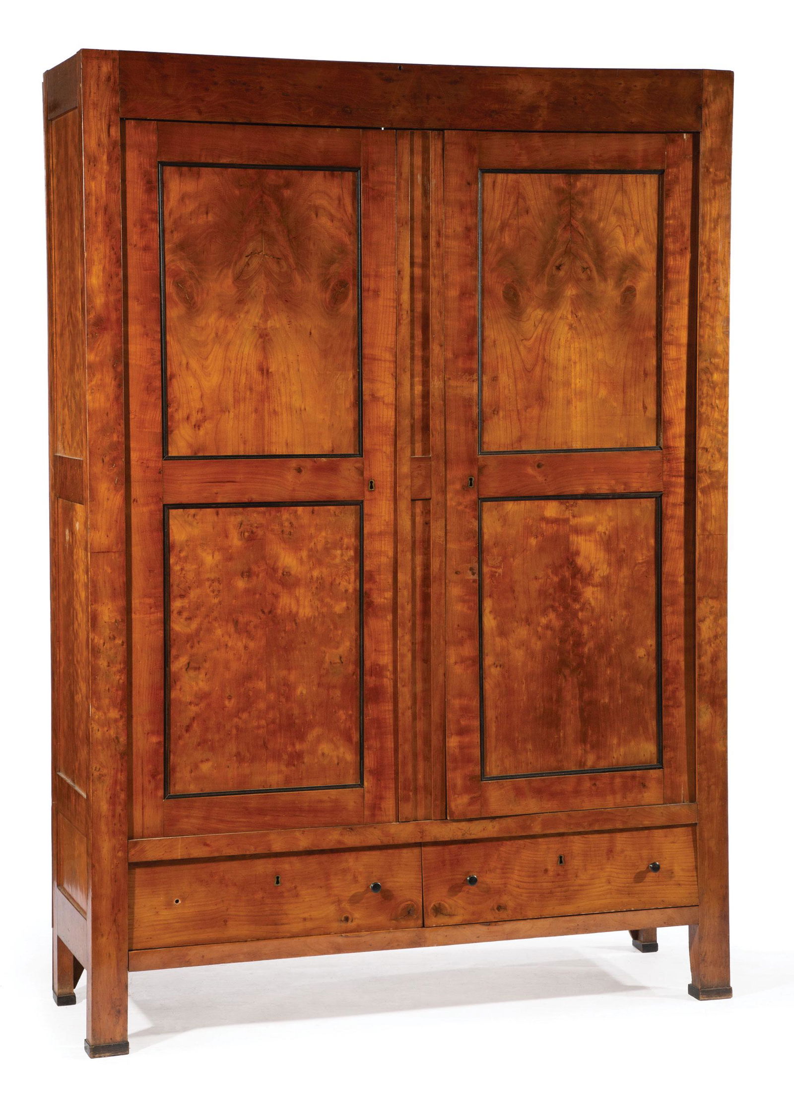 Continental Figured Birch Armoire (1 of 6)