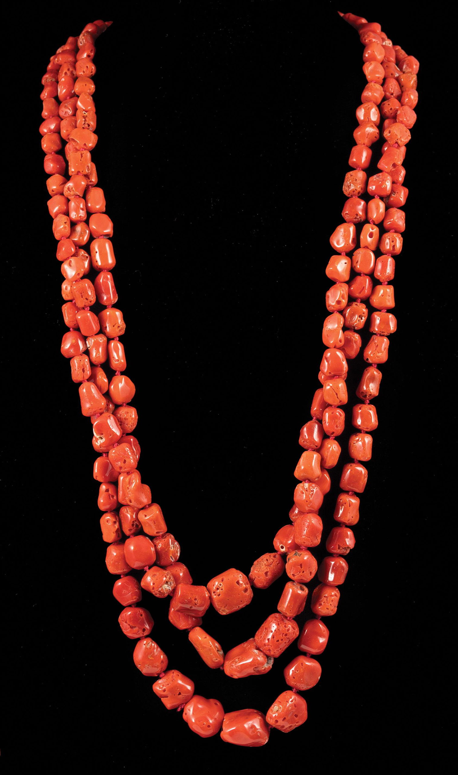 Mish New York Gold and Coral Necklace (1 of 4)
