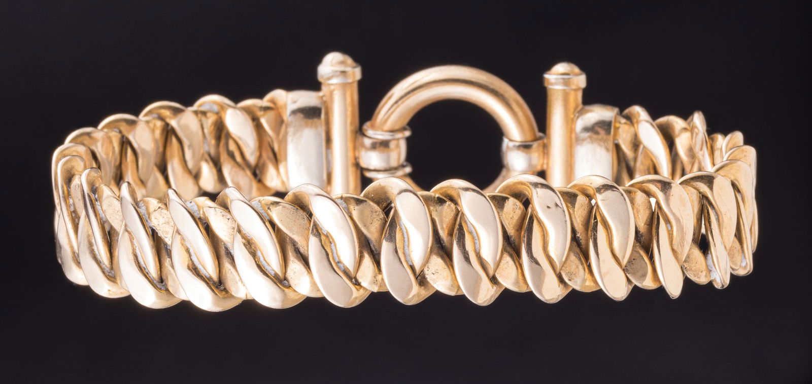 14 kt. Yellow Gold Articulated Link Bracelet (1 of 1)