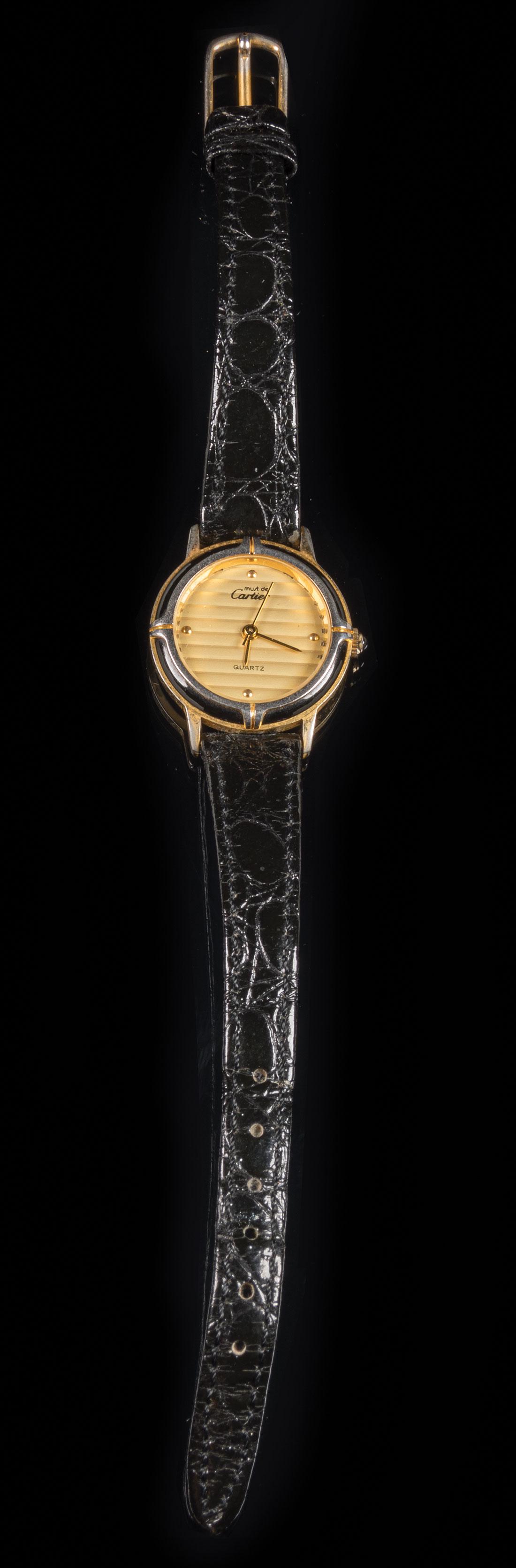 Cartier "Must de Cartier" Vermeil Wristwatch