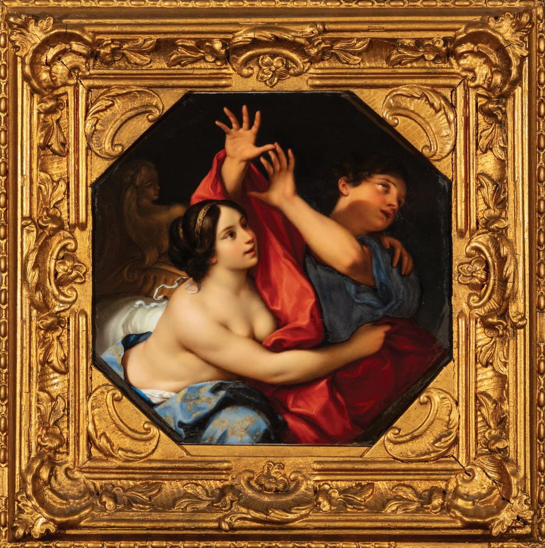 Fine German Enameled Porcelain Plaque (1 of 2)