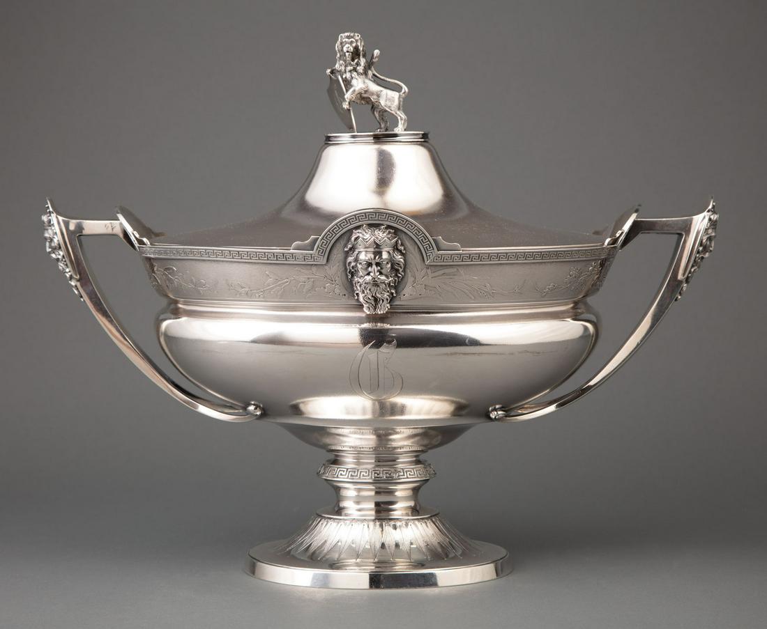 Gorham Neo-Grec Sterling Silver Soup Tureen (1 of 10)