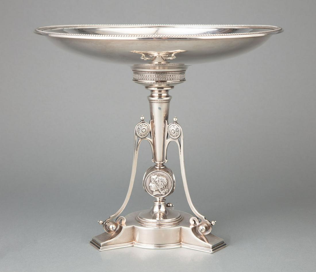 Wood & Hughes "Medallion" Sterling Silver Tazza (1 of 4)