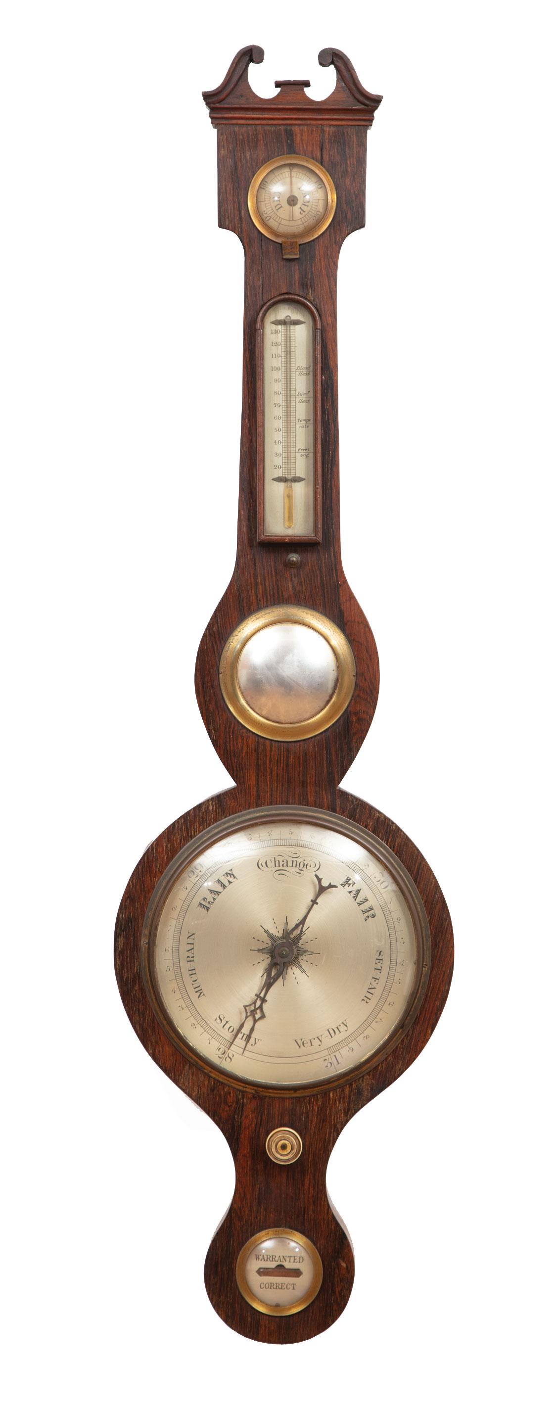 Antique English Rosewood Barometer (1 of 1)