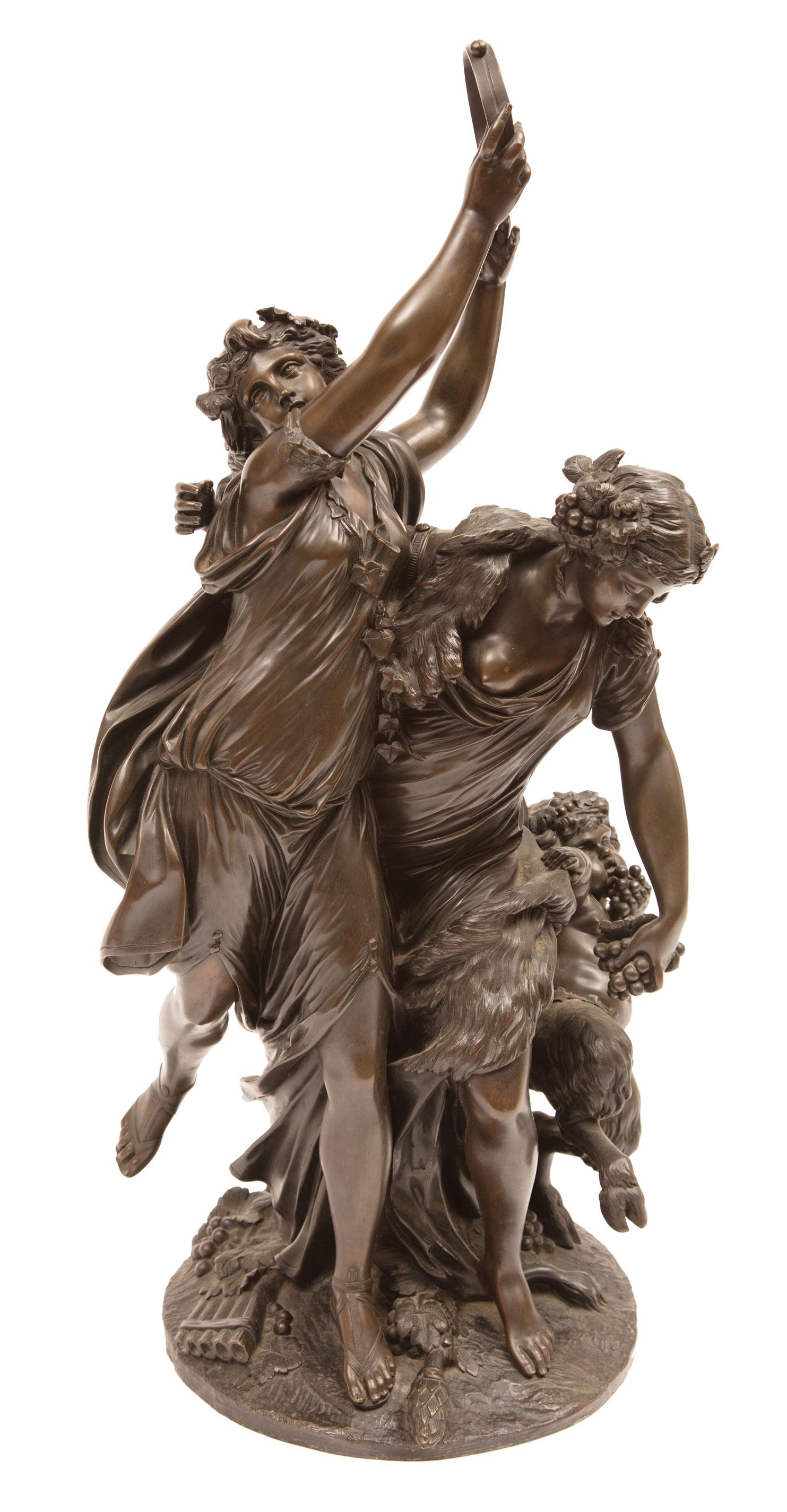 Bronze Figural Group of "Bacchanalia" (1 of 1)