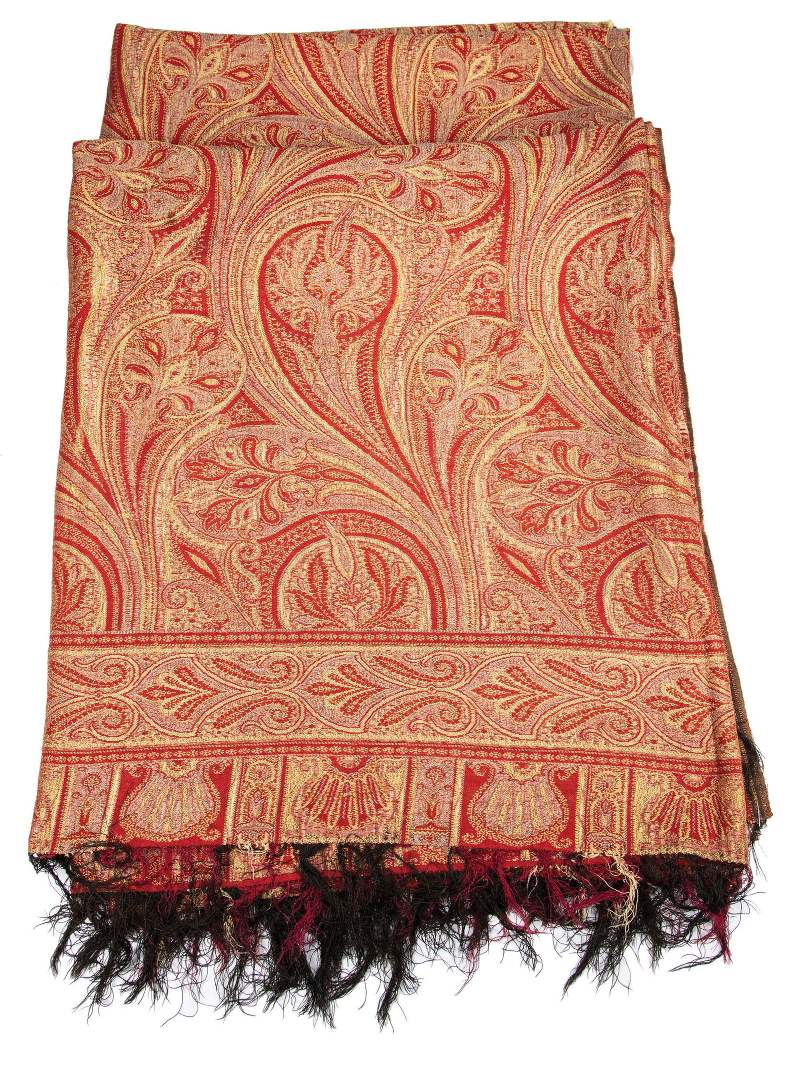 Vintage Cashmere Paisley Shawl (1 of 1)