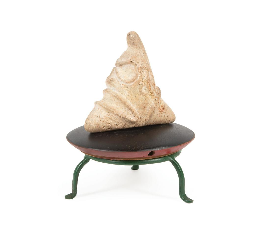 Pre-Columbian Carved Limestone Zemi (1 of 5)