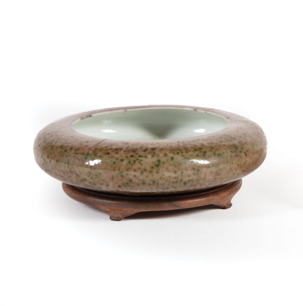Chinese Peachbloom Glazed Porcelain Brushwasher (1 of 7)