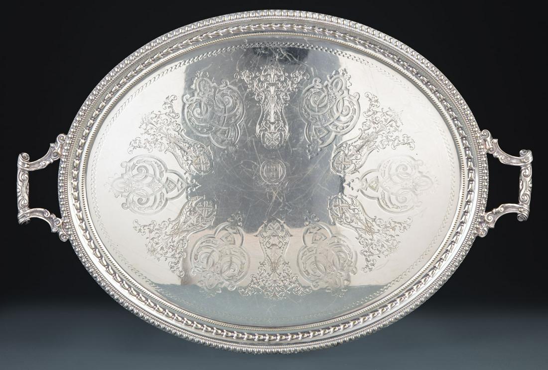 Mappin & Webb Silverplate Tea Tray (1 of 1)