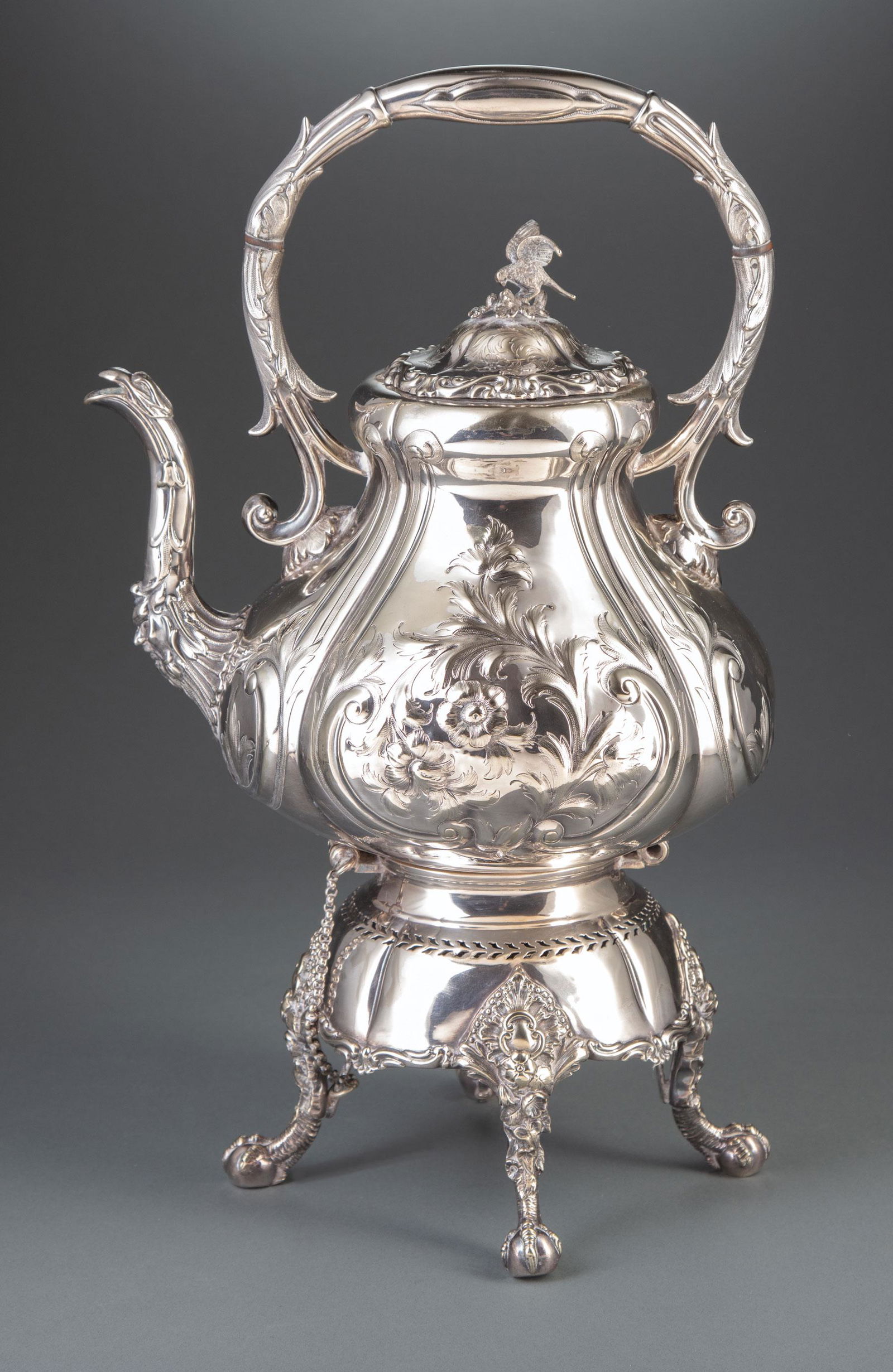 Mappin & Company Silverplate Kettle-on-Stand (1 of 1)