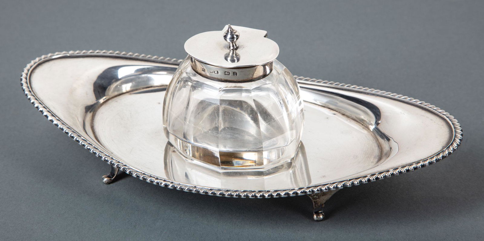 Henry Matthews Sterling Silver Inkstand (1 of 1)