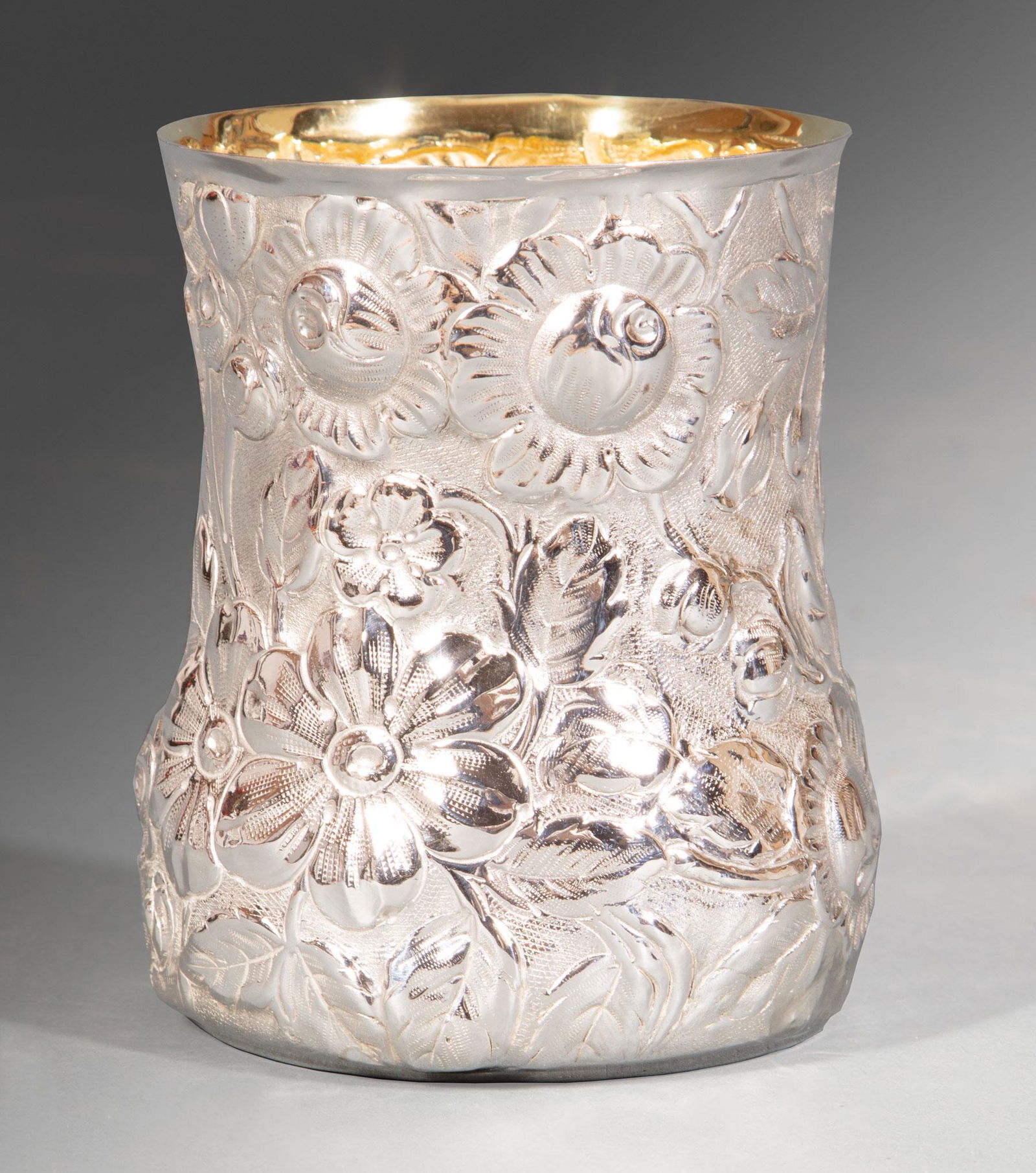 Galmer Sterling Silver Repousse Julep Cup (1 of 1)