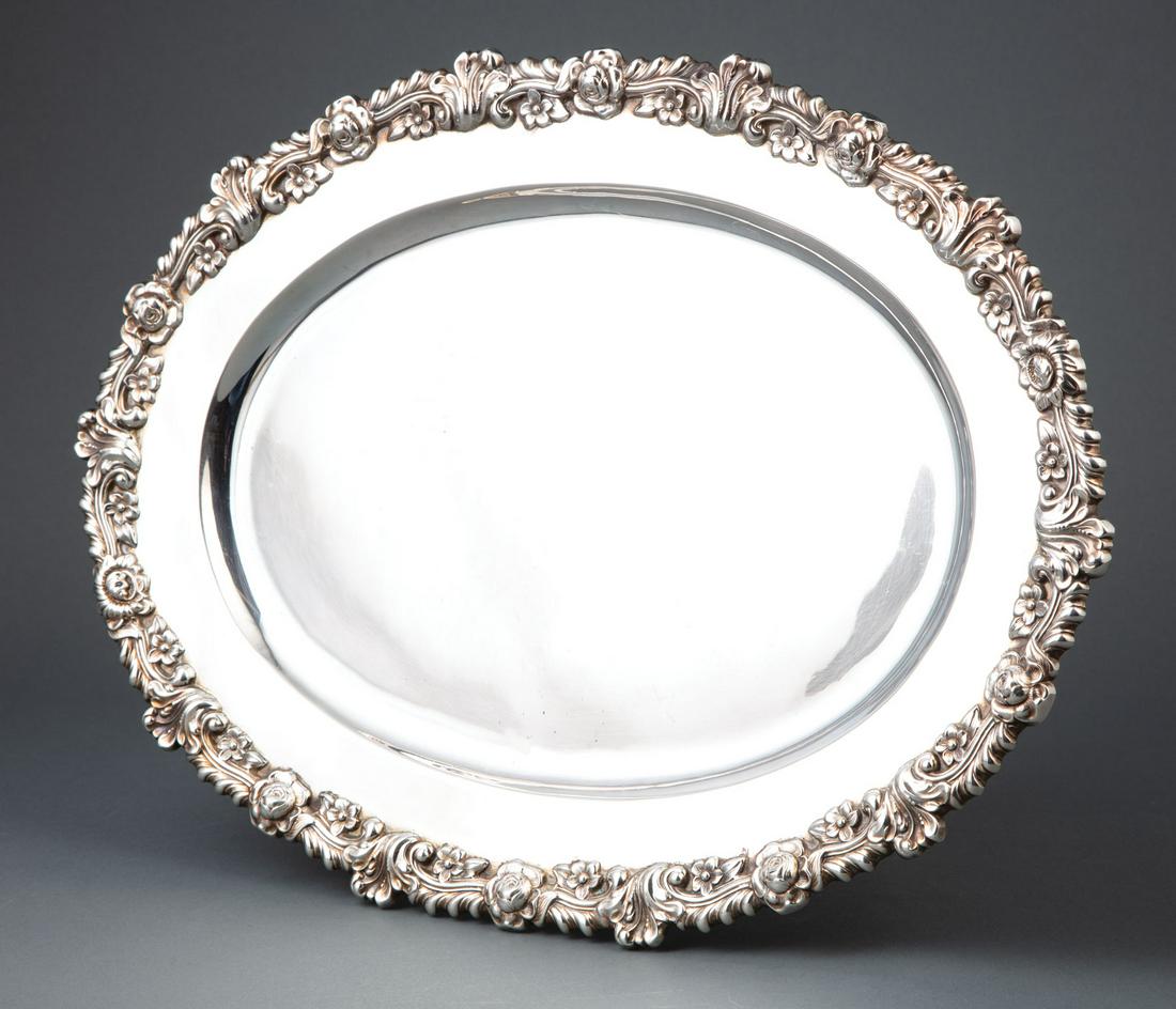 American Sterling Silver Oval Platter (1 of 4)