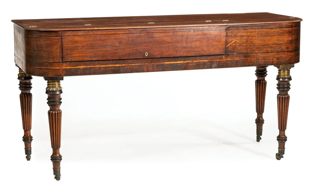 Mahogany and Inlaid Pianoforte (1 of 5)