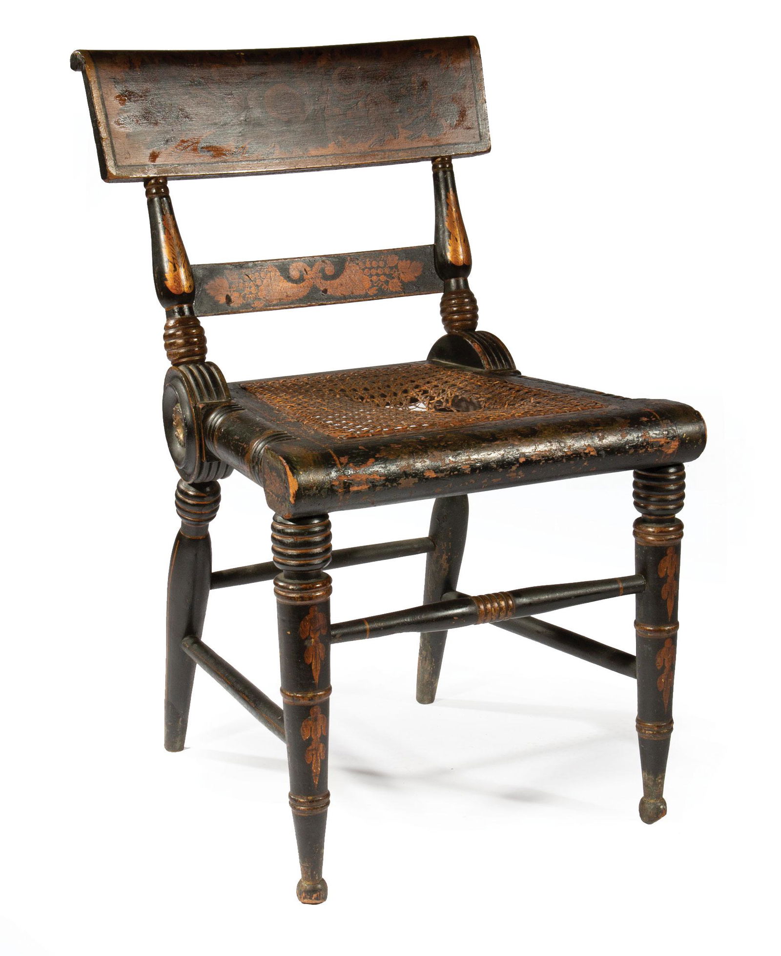American Painted and Stenciled Fancy Chair (1 of 2)